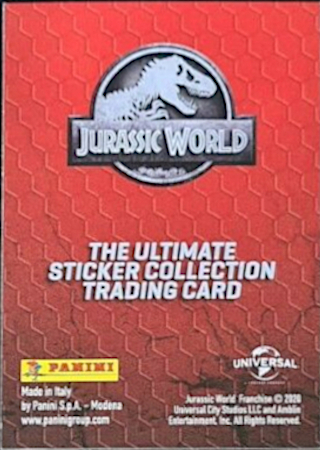 Panini Jurassic World Stickers & Trading Cards